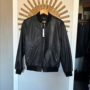Quince Black Leather Jacket